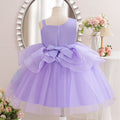 Puff skirt first birthday oblique princess dress summer flower dress birthday kids dress performance costume half sleeve girl 3d