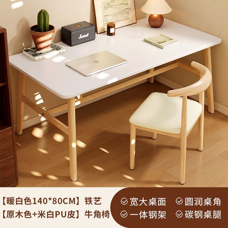 Computer desk bedroom for home desk office table girl casual workbench rectangular simple rental house table and chair