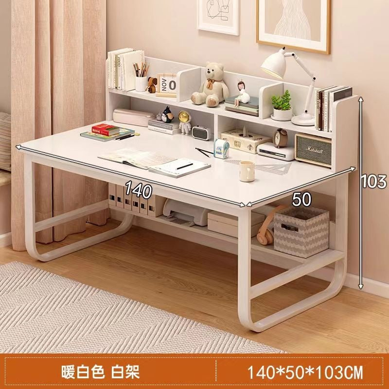 Computer desk desktop home desk bookshelf all-in-one bedroom primary and junior high school student writing desk study desk office desk
