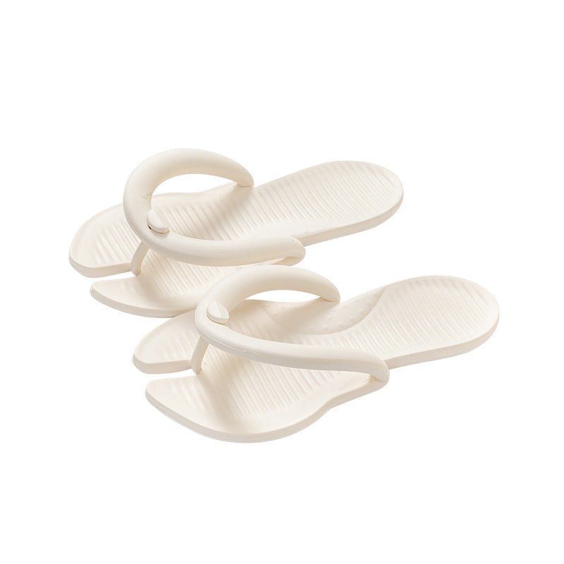 【dropshipping available】women's flip-flops - foldable, wearable outdoors, perfect for home, travel, bathroom, portable, beach, non-slip sandals