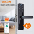 Visual cat eye smart lock cross-border fingerprint lock one grip open electronic password entry lock tuya remote manufacturer spot