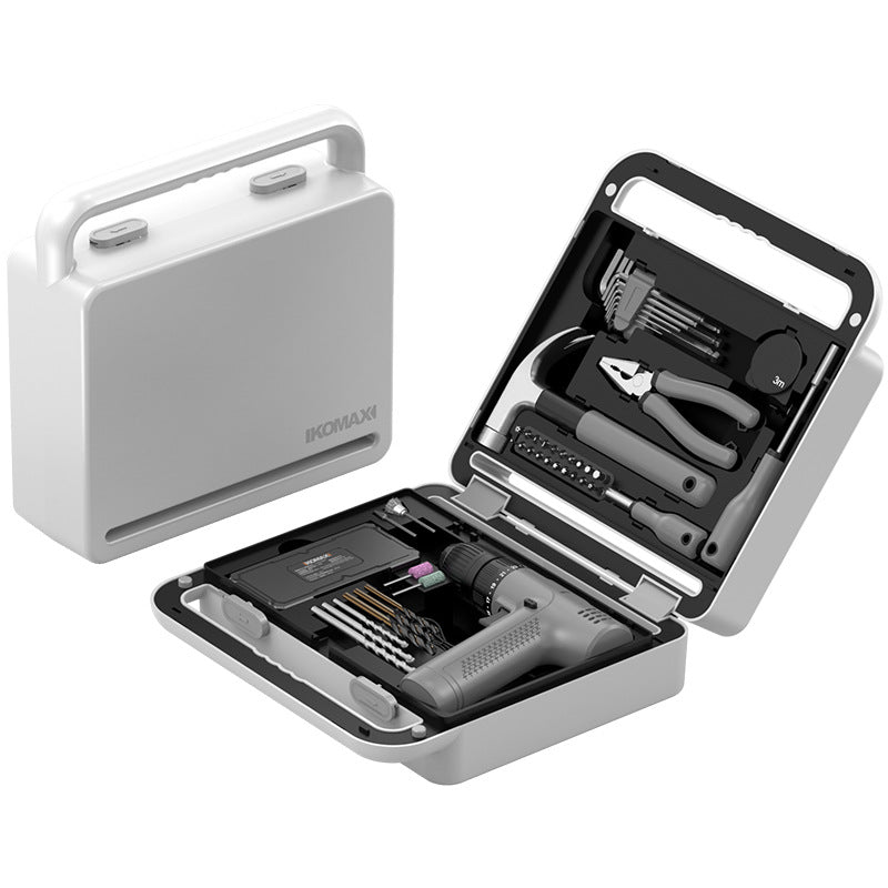 Multi-purpose toolbox set for home use - comprehensive hardware repair kit for everyday diy, electrical work, and automotive needs