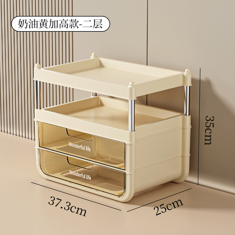 Skin care product storage box Multi-layer drawer storage Locker Lipstick Cosmetics storage box Premium desktop