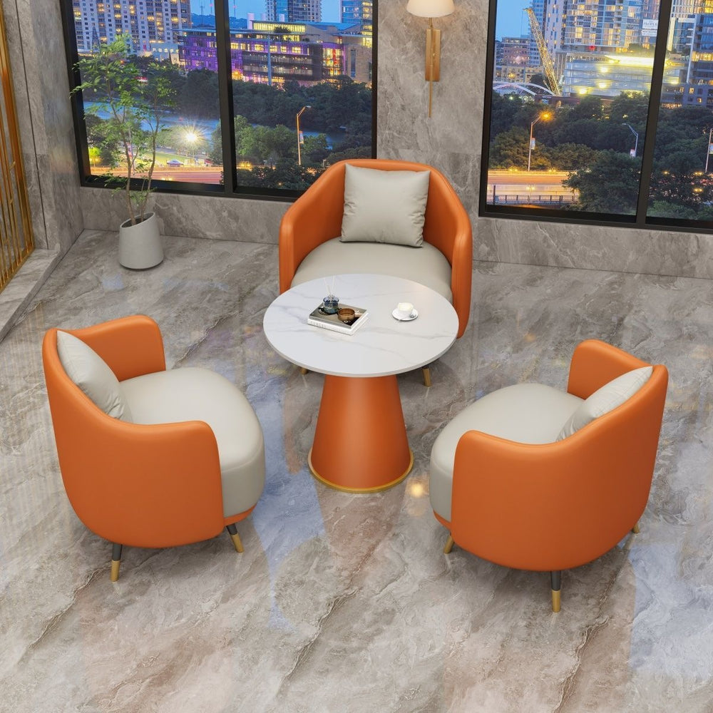 Negotiation table and chair combination sales office reception table and chair shopping mall beauty salon casual single sofa coffee table combination