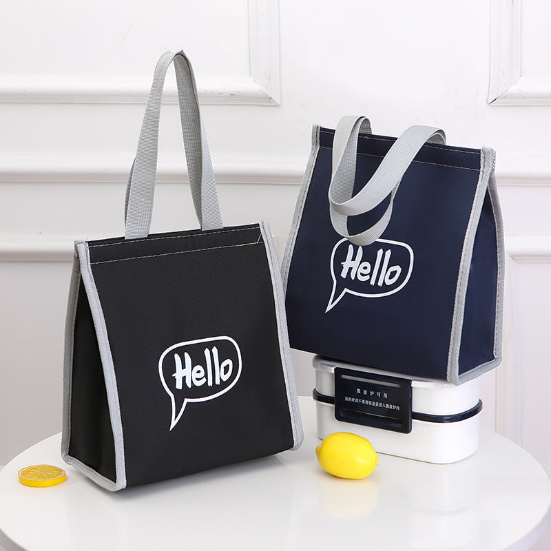 [Event Promotion] When Bag Thickened Picnic Bag Student Lunch Bag Canvas Bag Storage Bag Tote Bag Thermal Insulation Bag