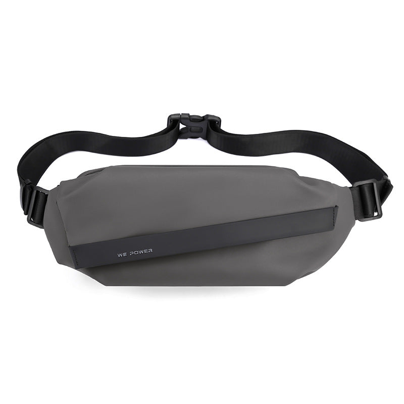 Factory direct sales of new trendy men's breast bags, Korean version of anti-splashing messenger bags, fashionable business men's bags,  special supply