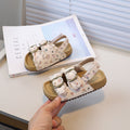 Baby cork beach sandals - new summer korean style girls' shoes - fashionable and chic princess sandals - open toe kids' shoes