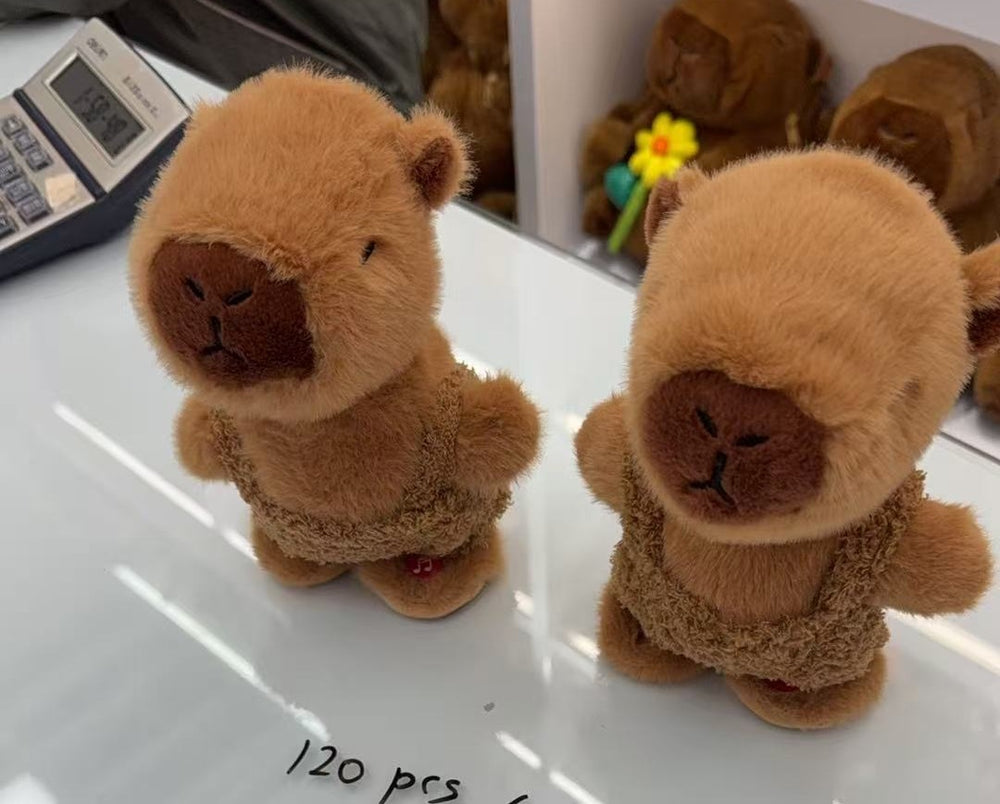 2025 cross-border hot-selling singing, dancing, talking, electric magic voice plush cute pet kids' light-up toy