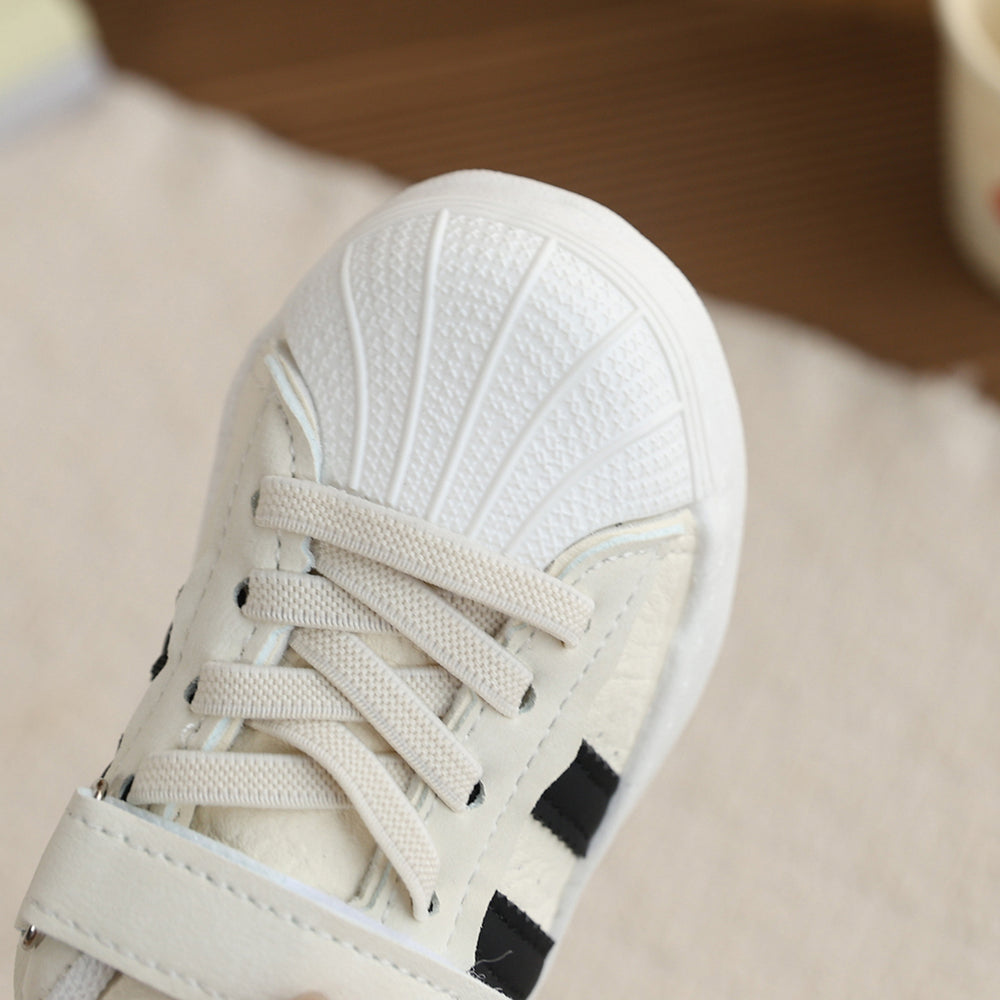 Boys' fashion sneakers - new spring/autumn collection - versatile shell toe white shoes for kids - breathable running shoes for girls
