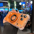 Suitable for iphone16 shockproof mobile phone case 17 excellent shield bracket magnetic suction apple 15promax four-corner anti-fall sheath