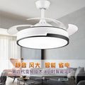 Smart fan light restaurant ceiling fan light modern minimalist bedroom living room silent led high-end elegant fan light