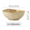 6.5inch bowl - kiln transformed warm white