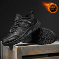 Autumn winter outdoor men's shoes waterproofnon-slipabrasion resistanthiking shoes middle-aged men heattechfleece-lined travel shoes sneakers