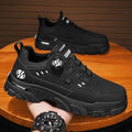 Men's 2025 spring new low-top slip-on swivel buckle athletic casual trendy shoes outdoor waterproof work shoes
