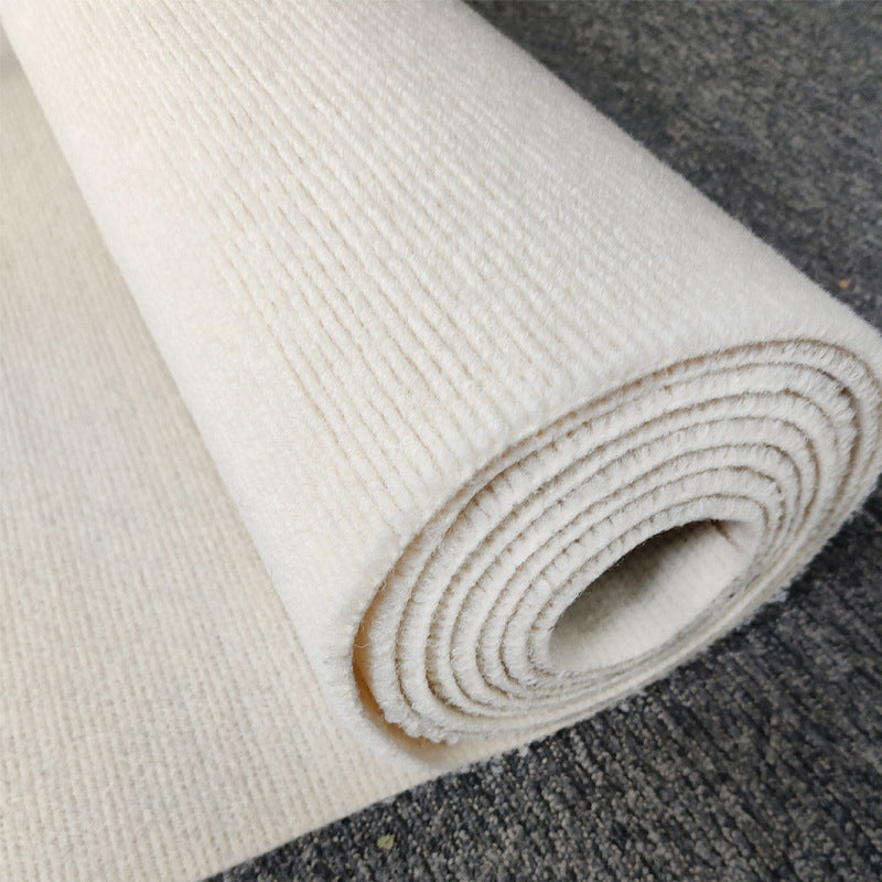 Extra thick 10mm striped carpet - full coverage, non-slip floor mat for bedroom, office, billiard hall - solid color, full coverage striped carpet