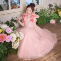 Girls' high-end formal dresses: mesh flower girl dresses, wedding dresses, hostess dresses, children's day performance costumes, birthday princess dresses - in stock & wholesale