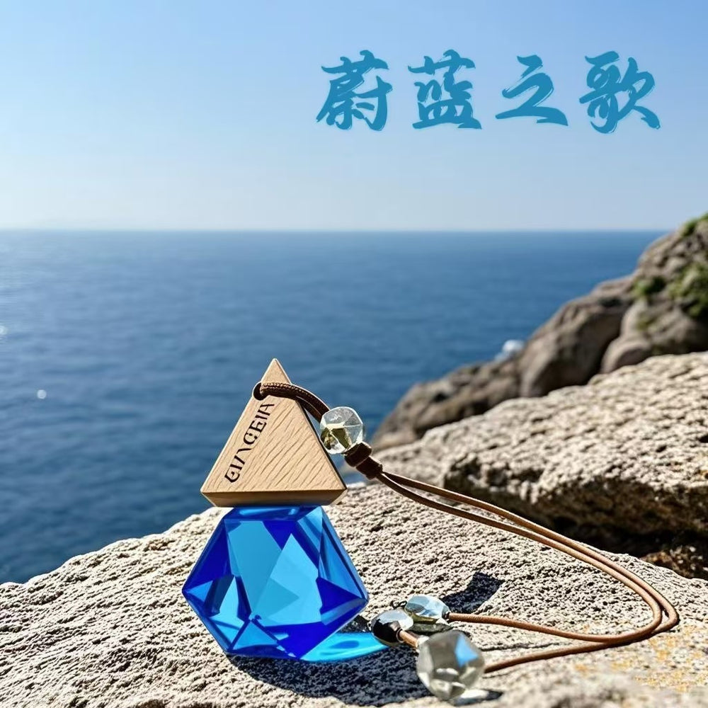 Amazon's same hanging car perfume pendant classy essential oil aromatherapy long-lasting fragrance deodorizing floral fragrance