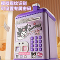 Nezha piggy bank fingerprint password kids boys and girls storage piggy bank money storage password box toy birthday gift