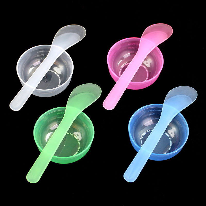 Beauty mask tool set #1: mask bowl + mixing spoon & spatula, makeup bowl, beauty supplies, spa mask mixing bowl set