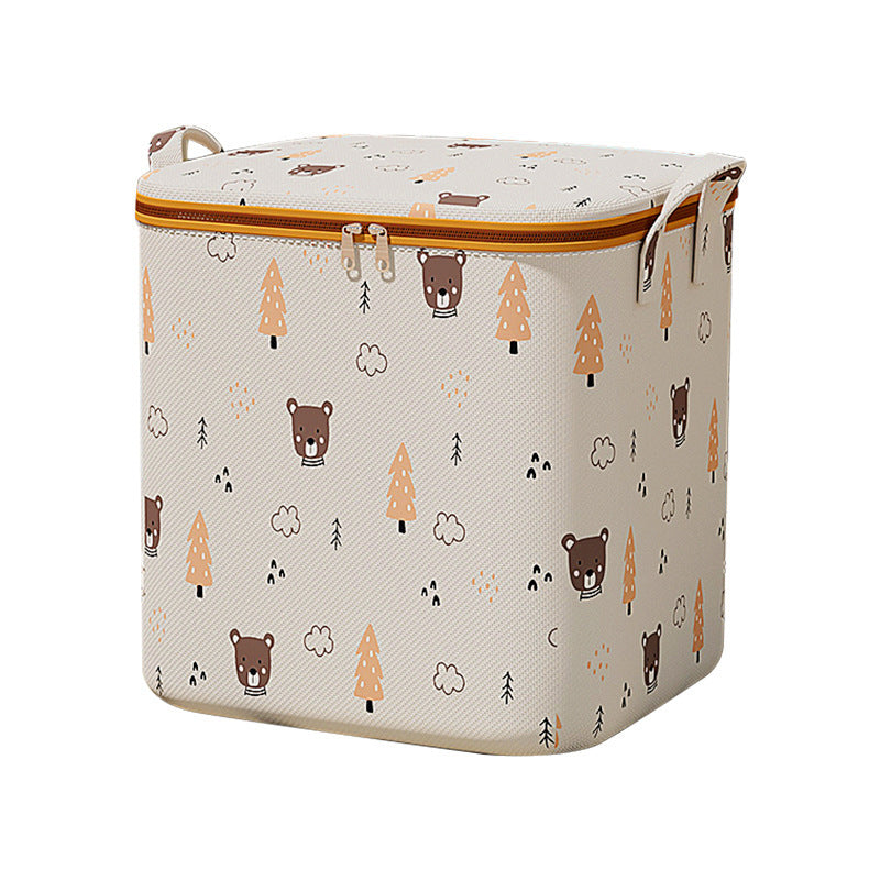 New gray smiley face storage bag, clothes quilt, moisture-proof and mildew-proof moving packing bag, clothes sorting box, storage bag.