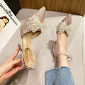 French chic bow heels - women's 2025 new arrival, plus size available, simple & stylish party shoes for export