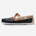 Men's leather boat shoes - british style, cross-border business, genuine leather, insole stitching, trendy casual, anti-slip