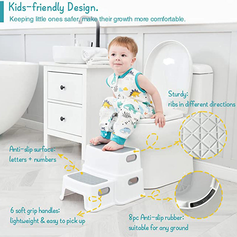 Customized children's toilet stool household removable non-slip men and women children stepping on the feet bathroom washstand footstool