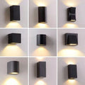 Led wall lamp hotel courtyard balcony waterproof stair aisle outdoor wall washer up and down light wall illumination light