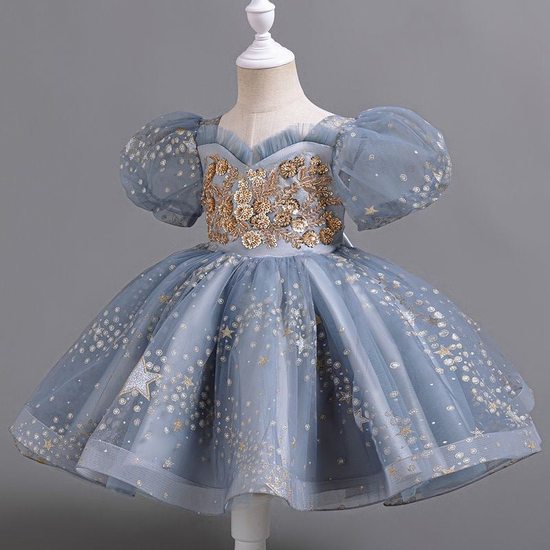 Summer new children's elegant baby dress princess
