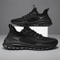 Men's shoes 2024 new summer breathable anti-odor mesh athletic casual shoes men's work black safety trendy shoes