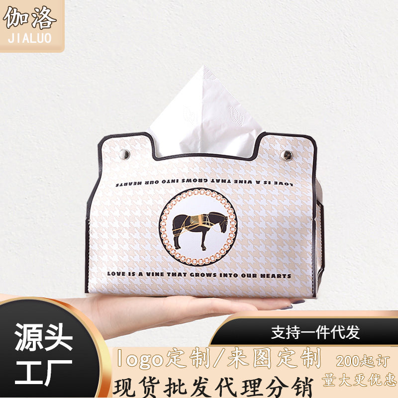 ins creative American tissue box Roman retro simple car pumping carton home living room restaurant hotel universal