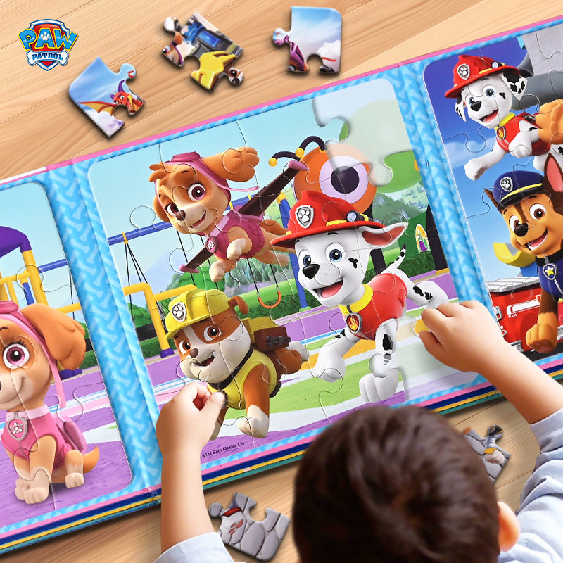 Paw patrol magnetic puzzle - ages 2-3 to 6 - educational toy for toddlers and early childhood development - magnetic flat puzzle for boys and girls
