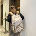 Customizable trendy backpack for college and middle school students, 1000d water-resistant material, multiple colors available, large capacity