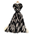 Korean style commute-friendly sleeveless printed dress - women's spring new arrival, high-waisted, a-line maxi dress with a touch of luxury and unique design