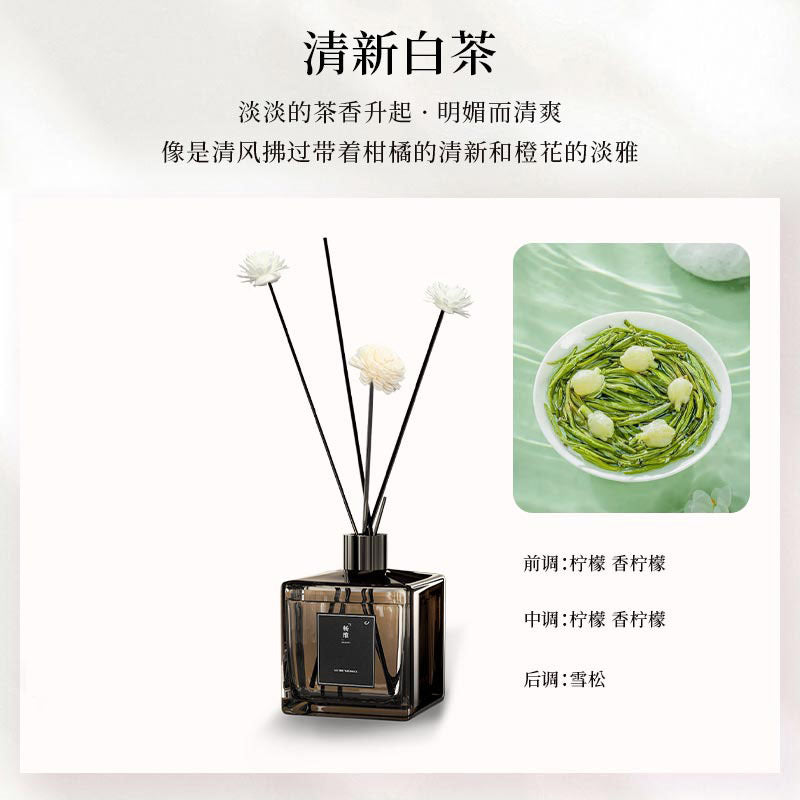 Nordic style flameless reed diffuser - long-lasting fragrance for home, bedroom, bathroom, and air freshening decoration