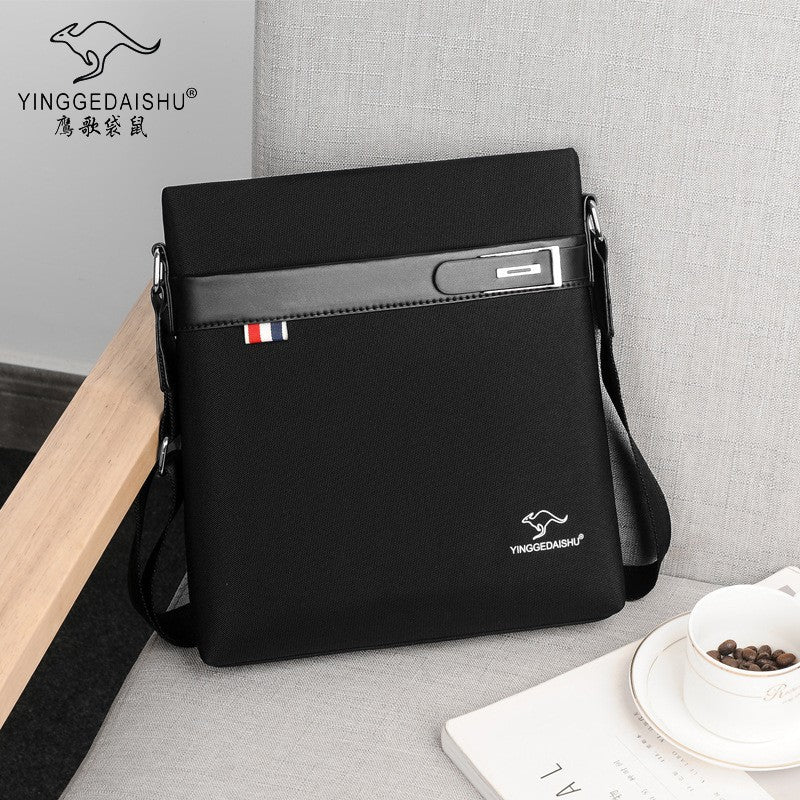 Shoulder bag Bonnis Kangaroo business casual Korean version fashion manufacturer produces Oxford cloth men's bag casual messenger bag