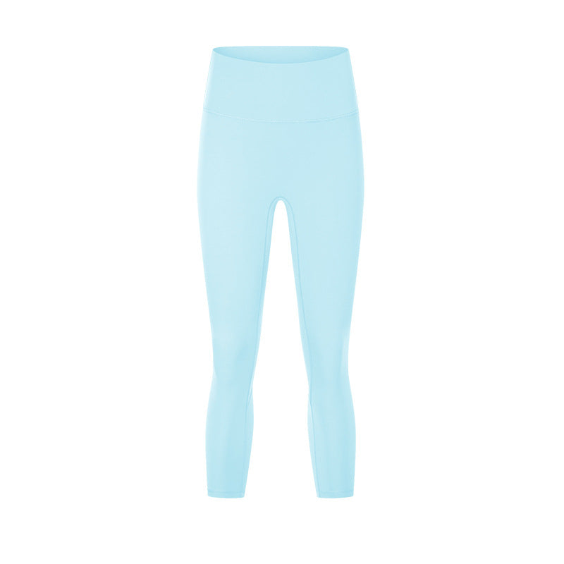 Spring/summer new arrivals: seamless, barely-there yoga capris - high-waisted, butt-lifting, slimming workout leggings for women (dl065)