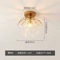 Modern minimalist creative hallway entryway ceiling light, light luxury crystal italian style popular corridor balcony walk-in closet lighting fixture