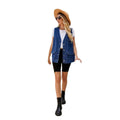 Fashion cross-border  new denim vest vest multi-pocket stylish  spring & fall washed waistcoat for women