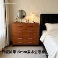 Bedside table for home bedroom with lock storage cabinet small storage cabinet movable bedside shelf for rental room