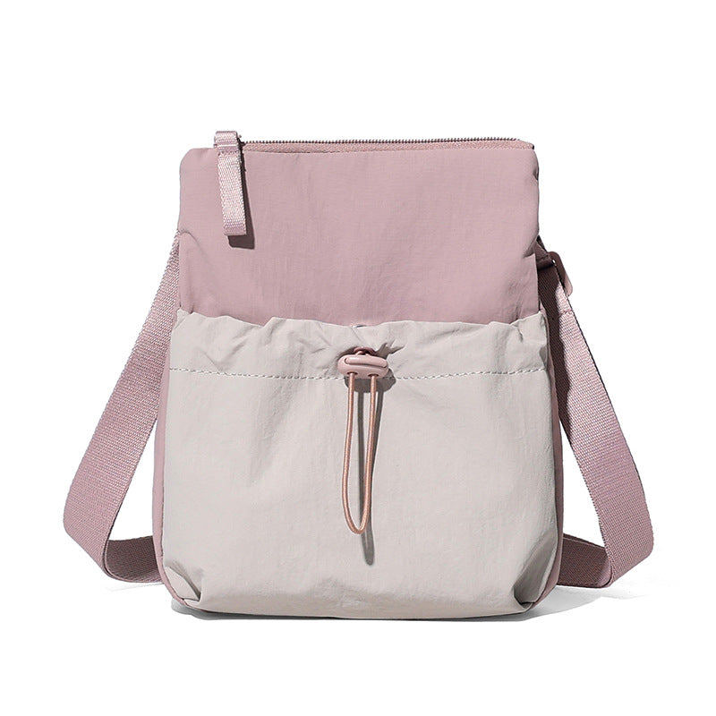 New Portable Dopamine Shoulder Messenger Bag Multifunctional Casual Commuter Mobile Phone Carry-on Sundries Storage Bag
