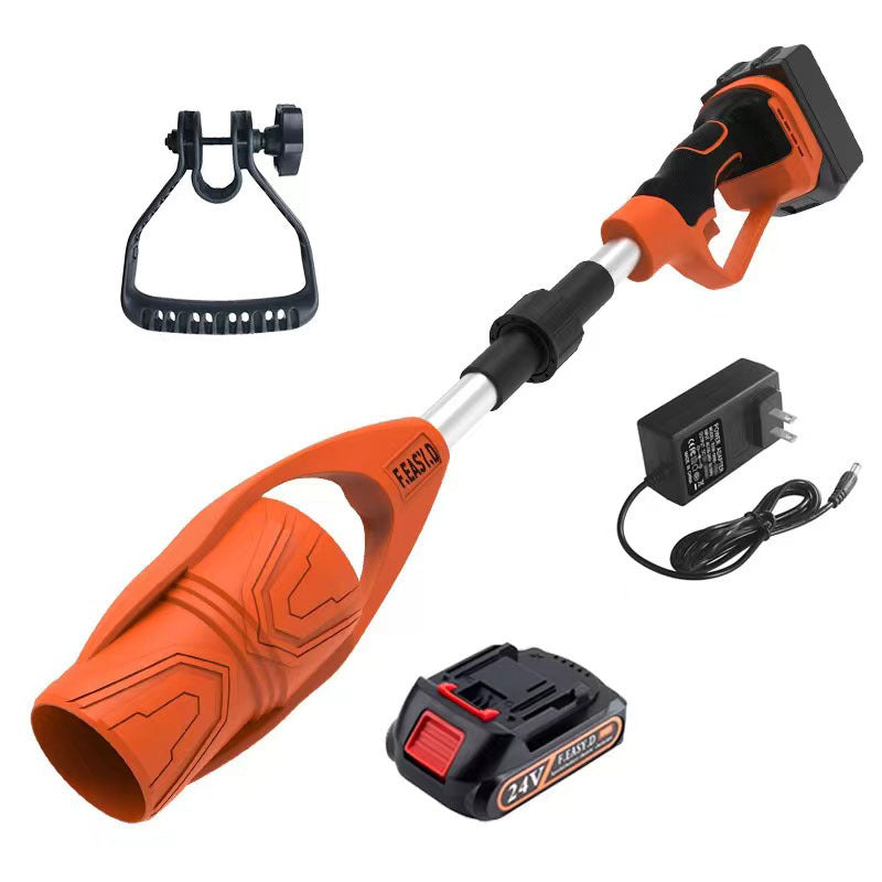 Lithium-ion cordless leaf blower - foldable handheld blower for snow, leaves, and dust - high-power rechargeable