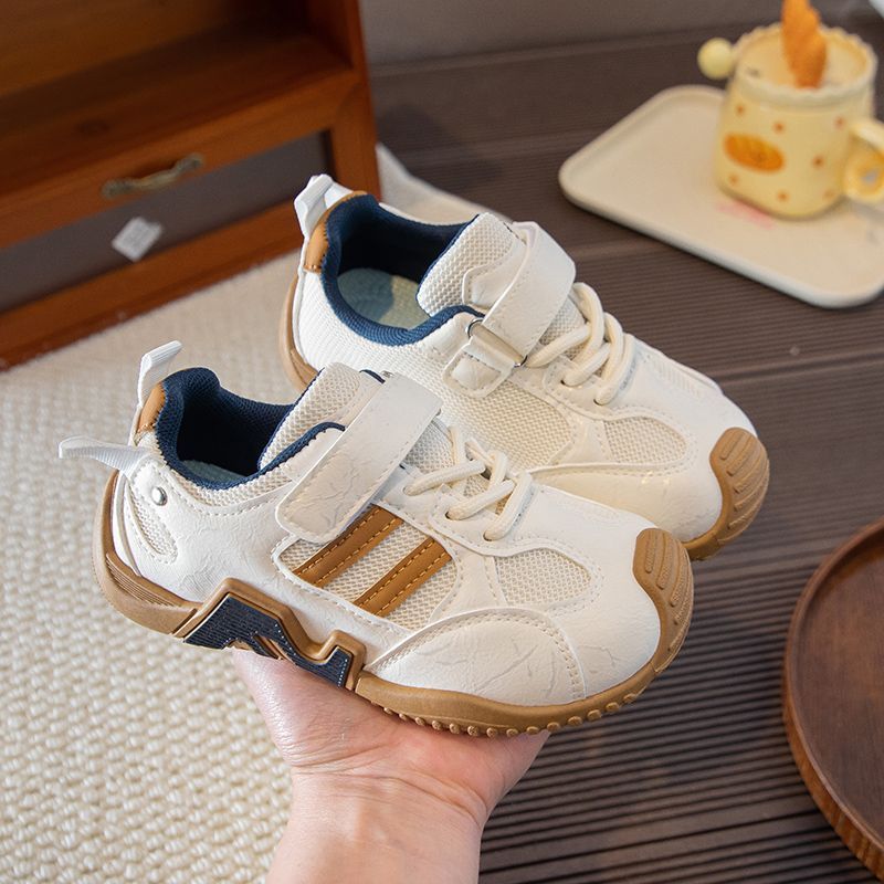 Kids' sneakers:  spring new collection - girls' retro agnes shoes, mesh upper, soft sole, non-slip casual shoes for mid-to-large children