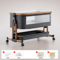 Baby crib mobile baby bed multifunctional patchwork large bed cradle newborn foldable portable for home
