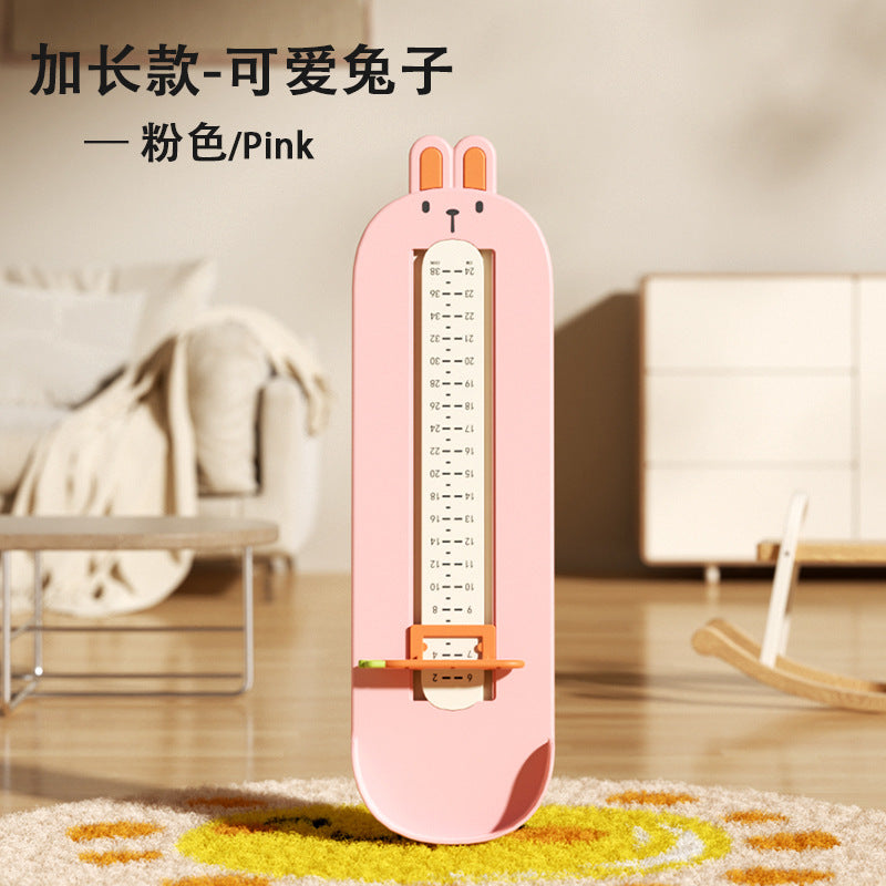 Baby foot measuring device - home use foot length & shoe insole length measurer - universal infant foot measuring tool - the ultimate shoe buying guide for kids