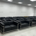 genuine leather sofa 4s store lc3 le corbusier office sofa designer furniture genuine leather office sofa chair
