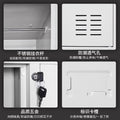 Employee locker factory four-door six-door shoe dormitory locker bathroom changing wardrobe with lock 24-door iron cabinet