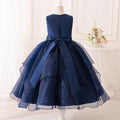 European and american cross-border children's christmas costume performance dress - girls' long skirt, performance gown, princess dress