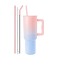 New 40oz fourth generation handle ice tumbler, 304 stainless steel vacuum insulated mug, portable outdoor car cup