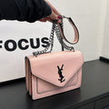 Classic foreign trade small square bag women's bag new fashion versatile chic minimalist shoulder bag chain crossbody bag high-end feel